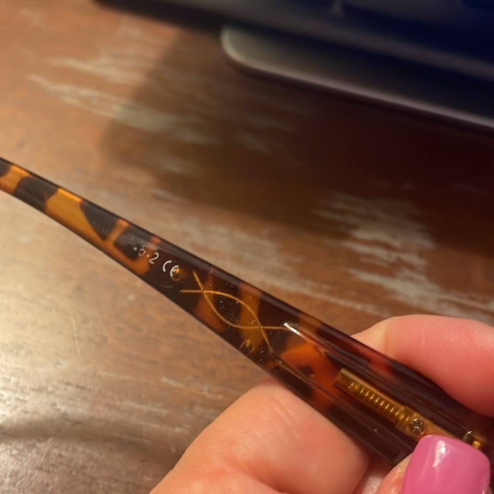 Ellen Tracy Brown Tortoise Rectangular Eyeglasses… - image 6